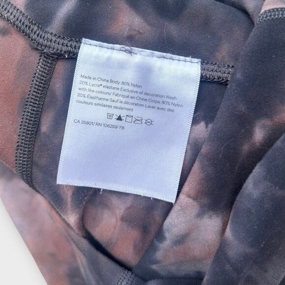 Lululemon Unlimit High-Rise 25" Leggings Keyhole Diamond Dye Graphite Grey 4 - Picture 7 of 8